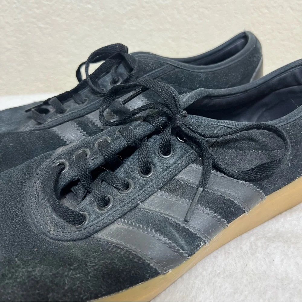 Adidas Adi Ease Black Gum Sneakers Suede Men’s Size 13